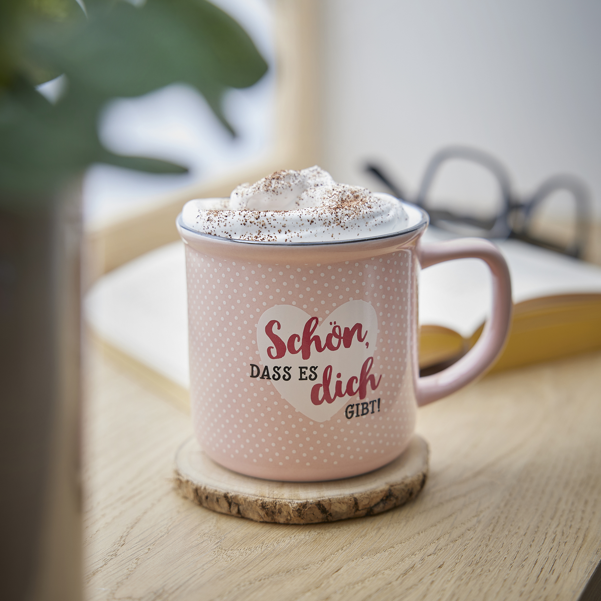 Becher Emaille-Optik, Schön, 350 ml