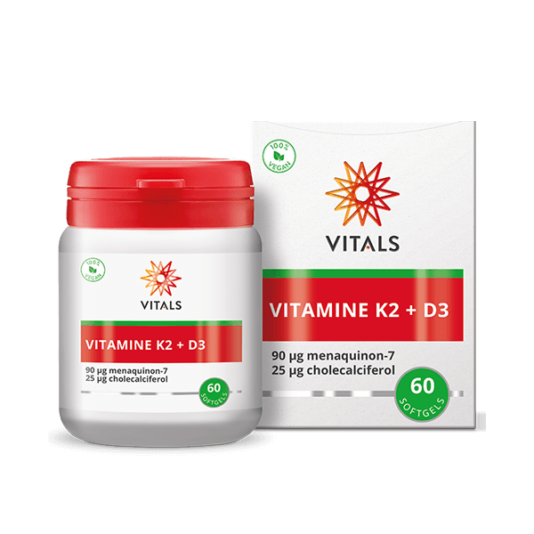 Vitals Vitamine K2 + D3 (60 softgels)
