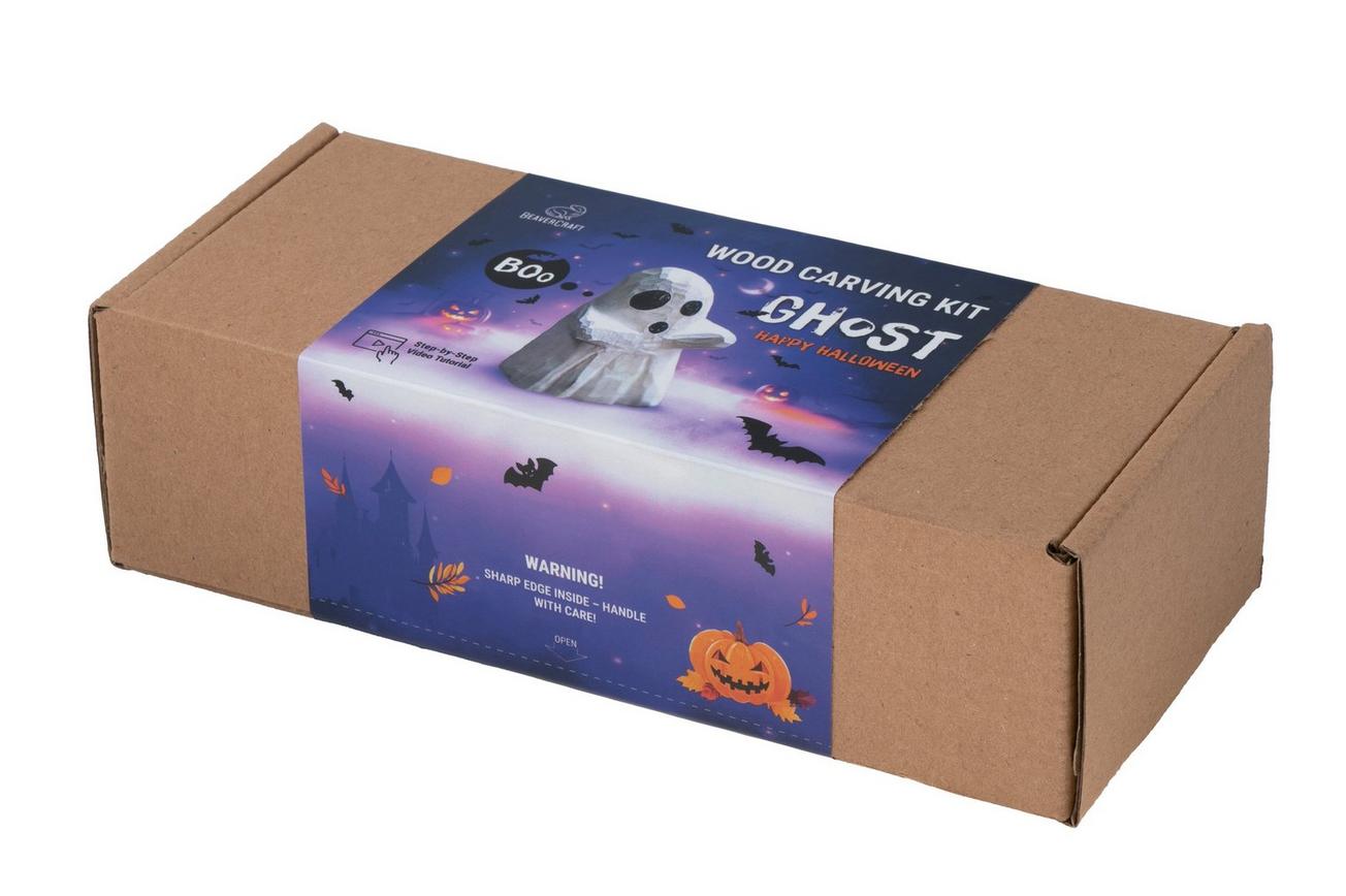 BeaverCraft DIY Halloween Kit, houtsnijset