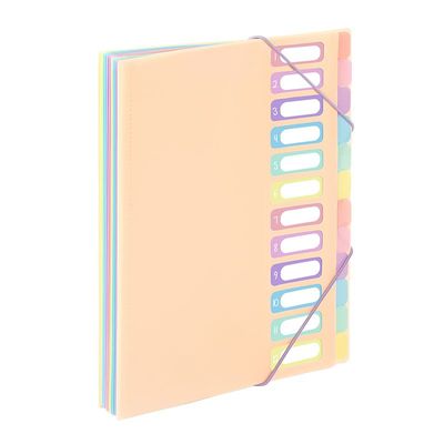 Viquel Rainbow Pastel - trieur à soufflet - pour A4 - à onglets - disponible en différents coloris