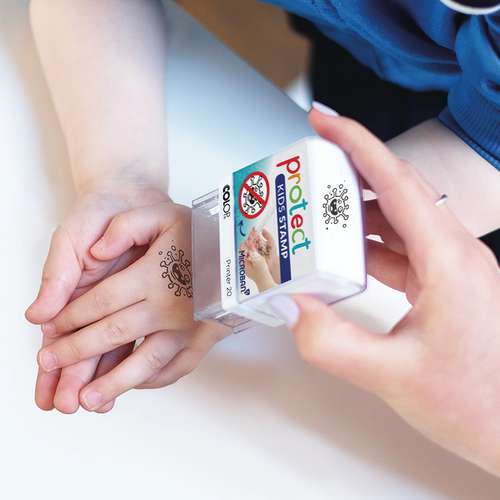 STOP-CORONA MICROBAN® protect KIDS STAMP