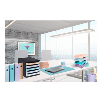 Exacompta Beeblue - Module de classement 11 tiroirs - couleurs assorties