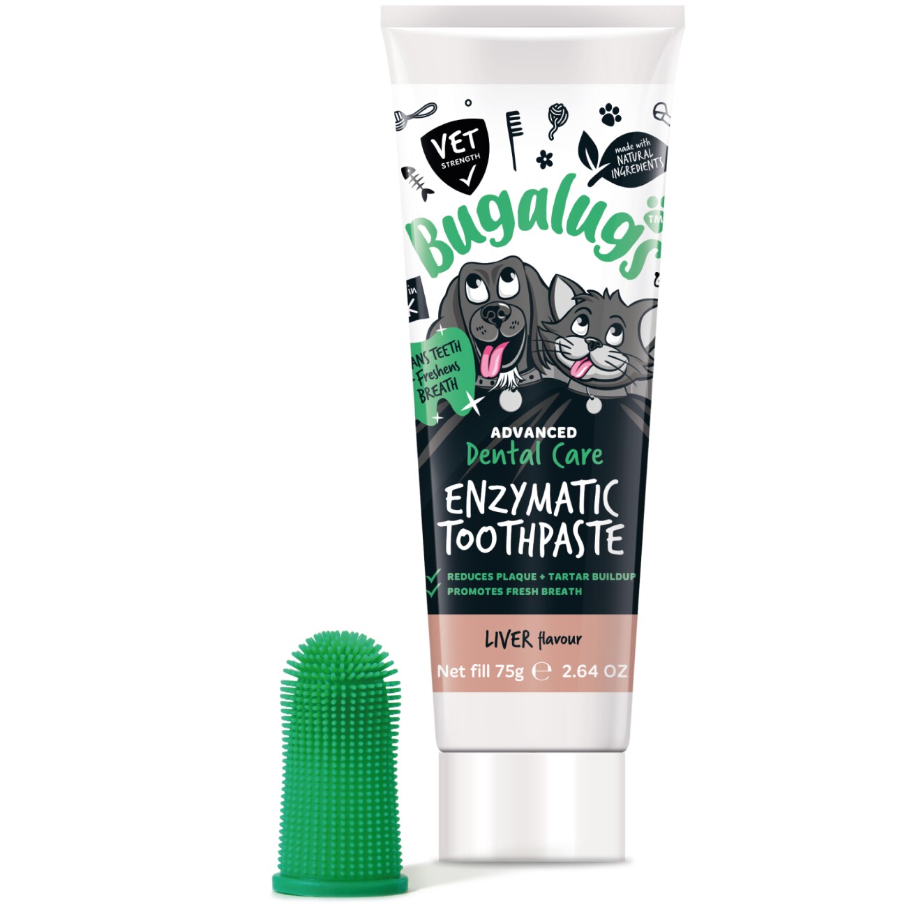 Bugalugs Dental-Kit mit Zahngel 75 g