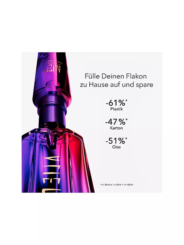 MUGLER Alien Hypersense Eau de Parfum 30ml Nachfüllbar keine Farbe