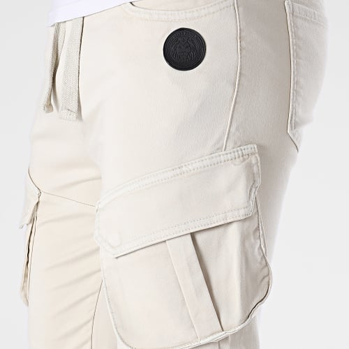 Pantalon Cargo Beige Ecru