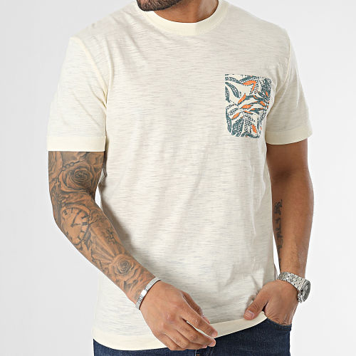 Tee Shirt Poche 1035844-XX-10 Beige Chiné