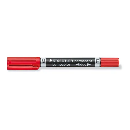 STAEDTLER® 348-2 Lumocolor duo permanent marker, rot