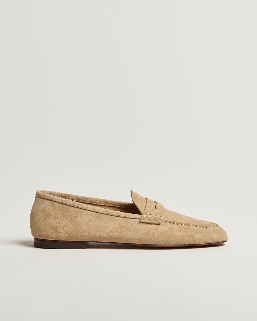 Ralph Lauren Purple Label Penny Loafers Beige