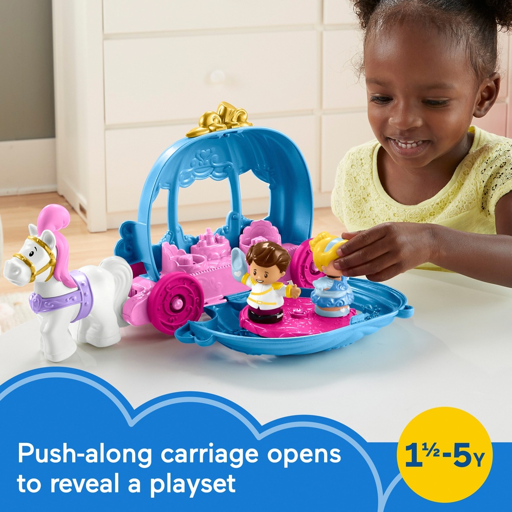 Fisher-Price Little People Prinzessin Cinderellas tanzende Kutsche Set