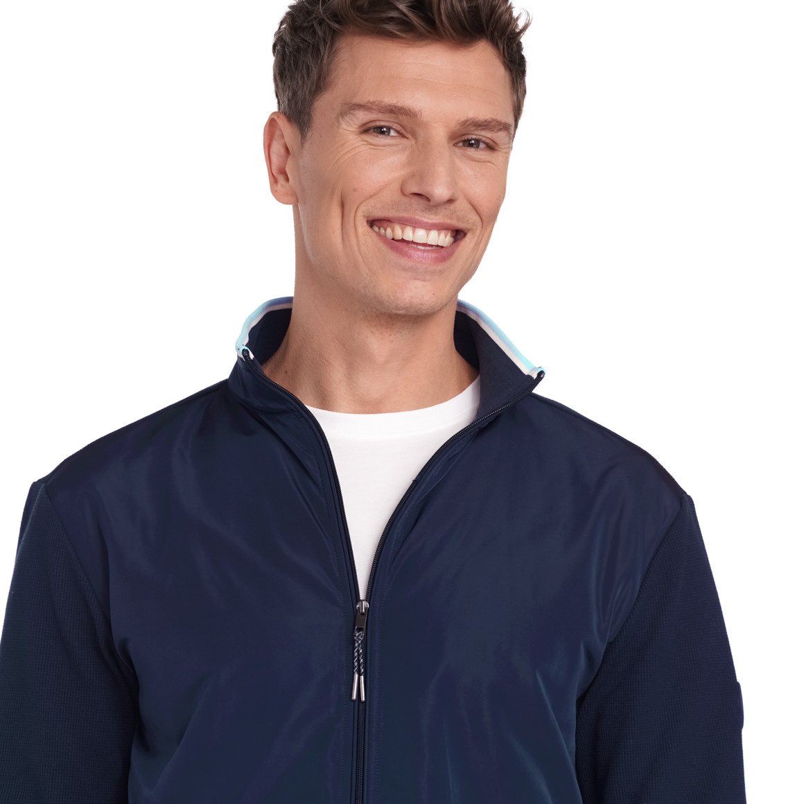 VanVaan Herren Blouson in Unifarben dunkelblau