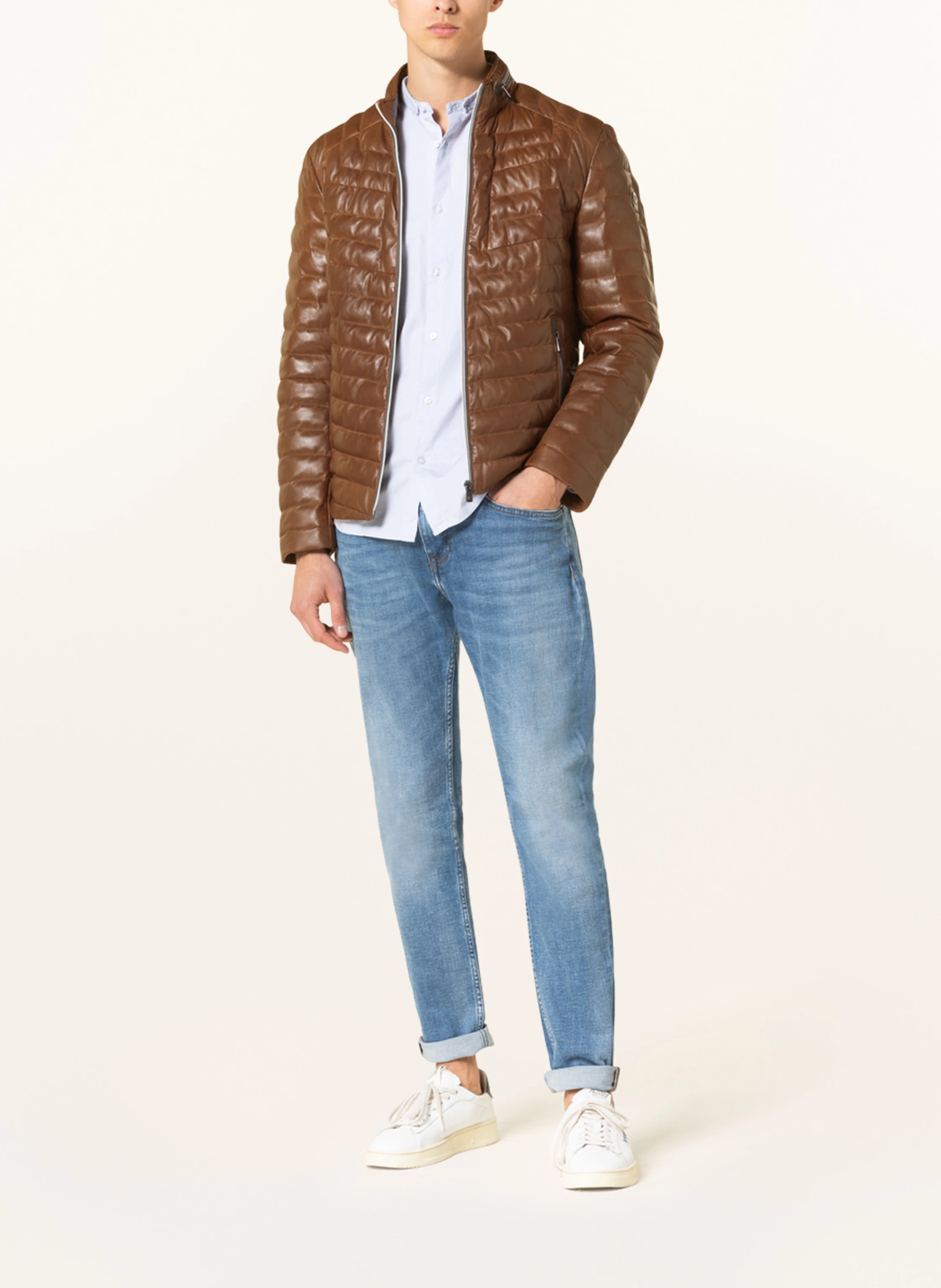 MILESTONE Lederjacke MS-MALIK mit SORONA®AURA-Isolierung