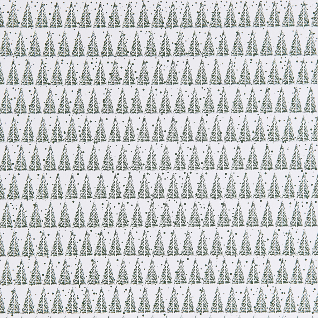 Designpapir - Julekugler Og Juletræer - 30,5X30,5 CM - 180 G - 5 Ark
