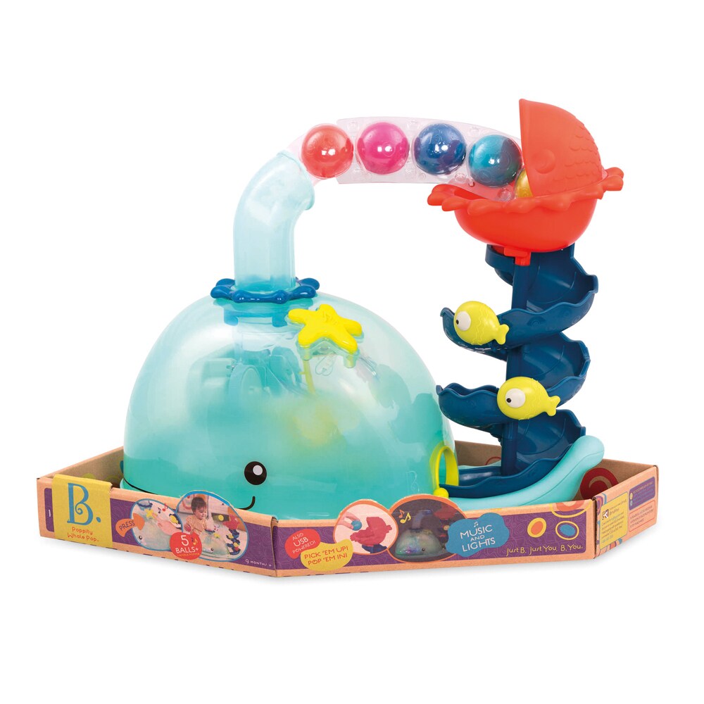 B.TOYS B. Wal Ballspielzeug mit Musik