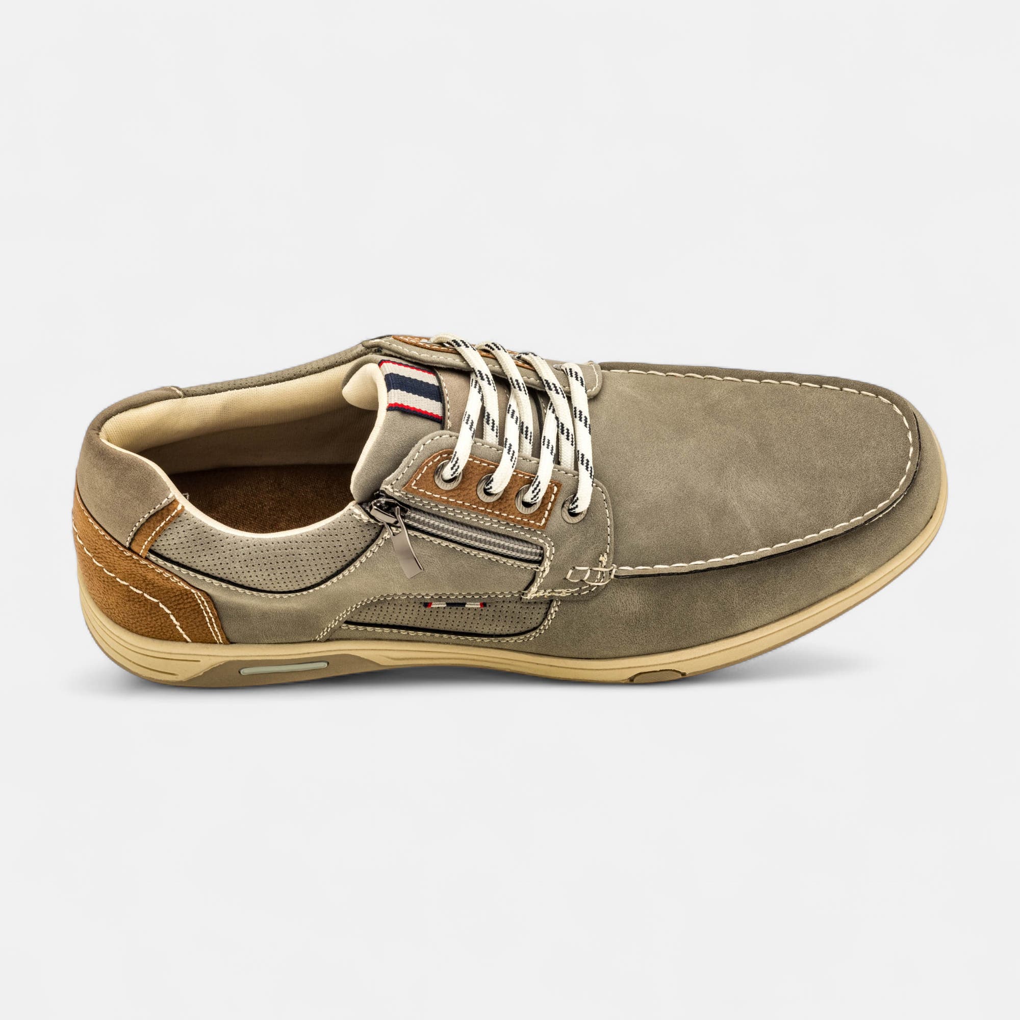 Chaussures bateau Homme gris
