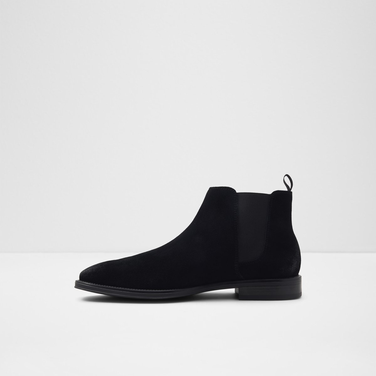 Gweracien Black Leather Suede Men Casual boots