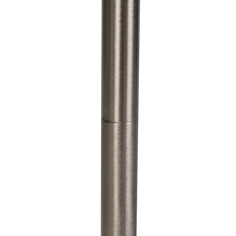 Moderne vloerlamp staal incl. LED - Berdien