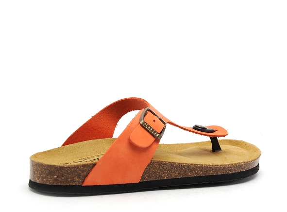 Plakton mules et sabots plats femme bolero orange