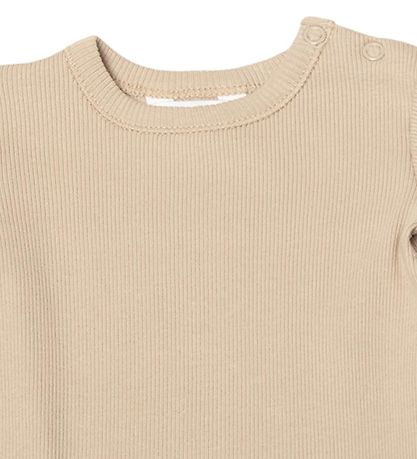 Joha Sommerstrampler - Rib - Beige
