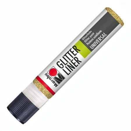 Marabu Glitter-Liner, gold, 25 ml