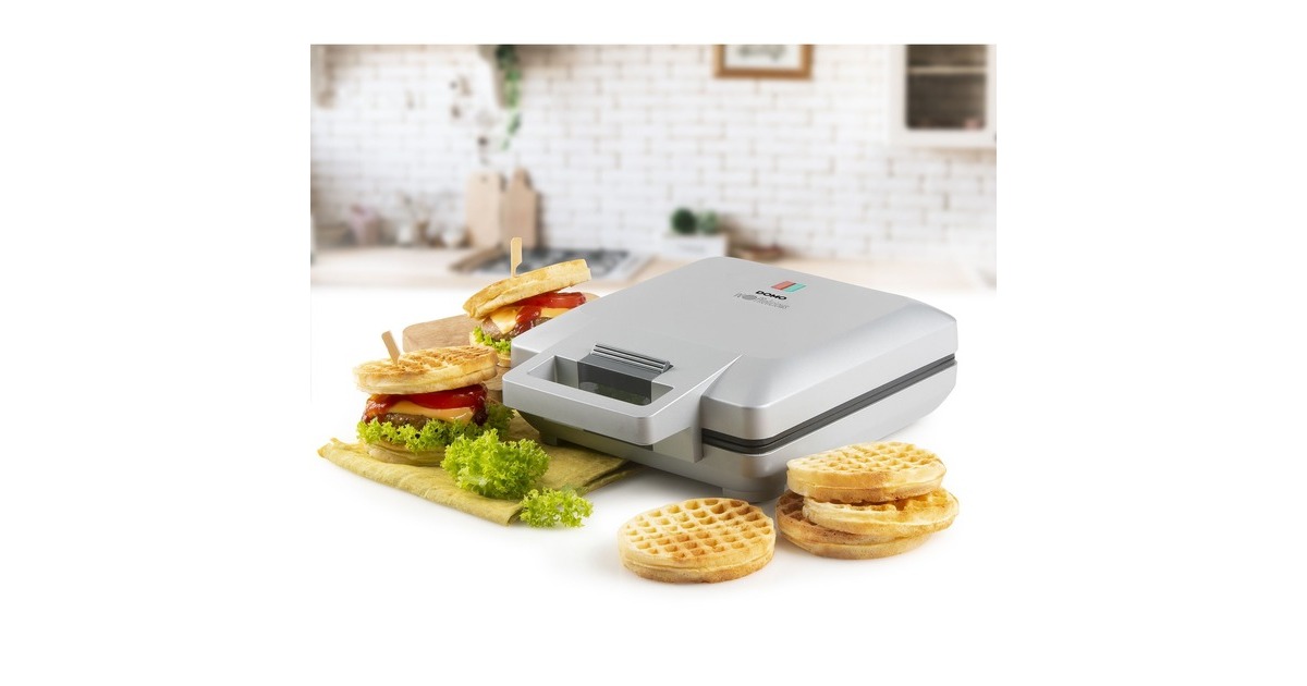 DomoWafelijzer 'Wafflelicious' DO9251W  (Grijs)