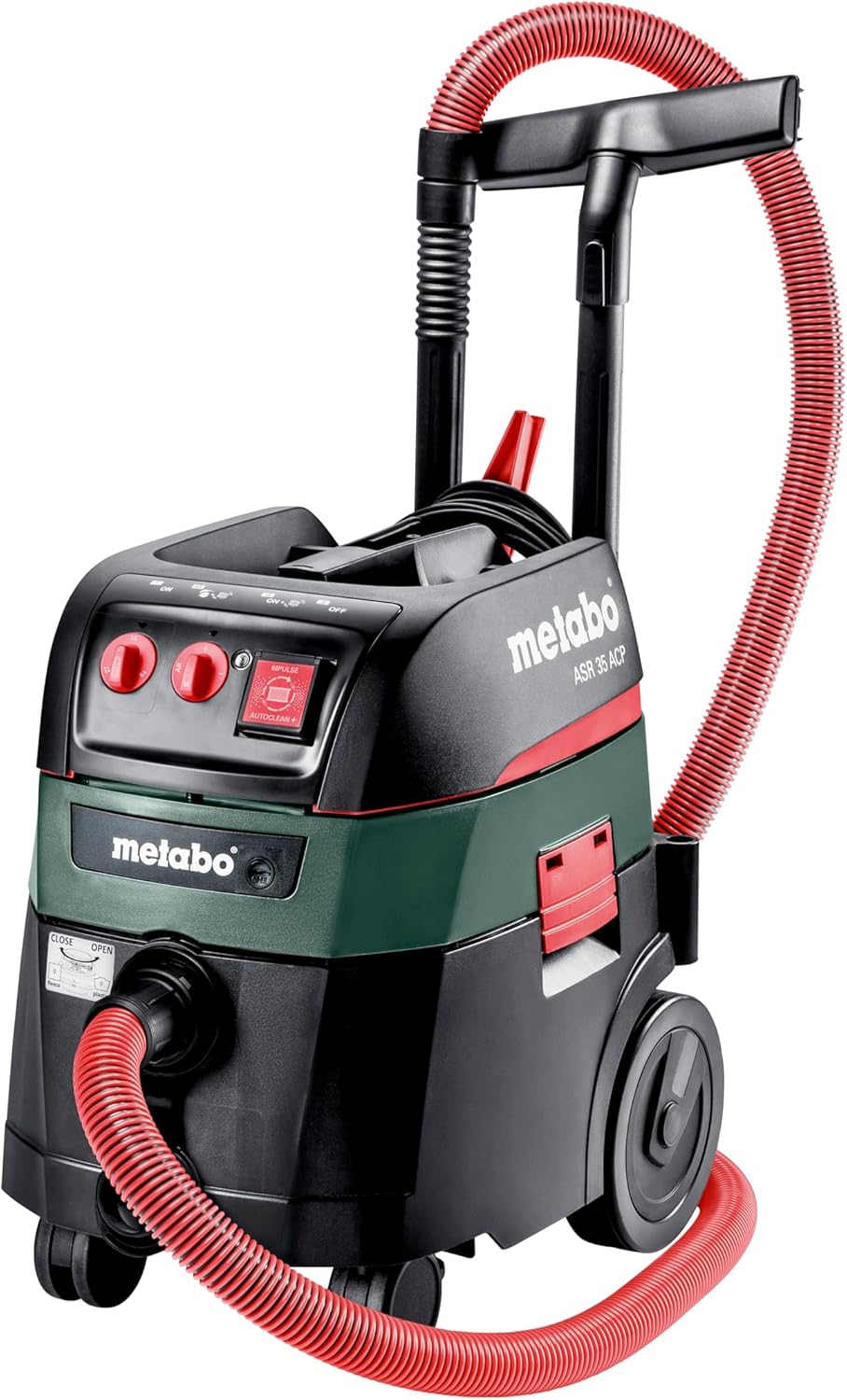 metabo Allessauger ASR 35 M ACP – 602058000 – Baustellen- und Werkstatt-Staubsauger mit MPulse-Filterabreinigung – 8 m Kabellänge