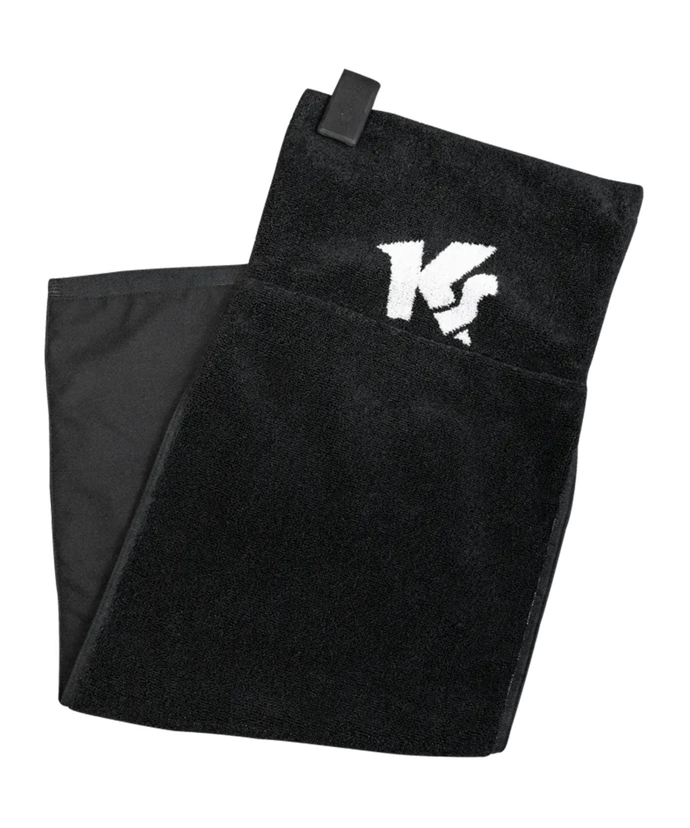 KEEPERsport 30cm x 80+15cm Handtuch Schwarz F0118