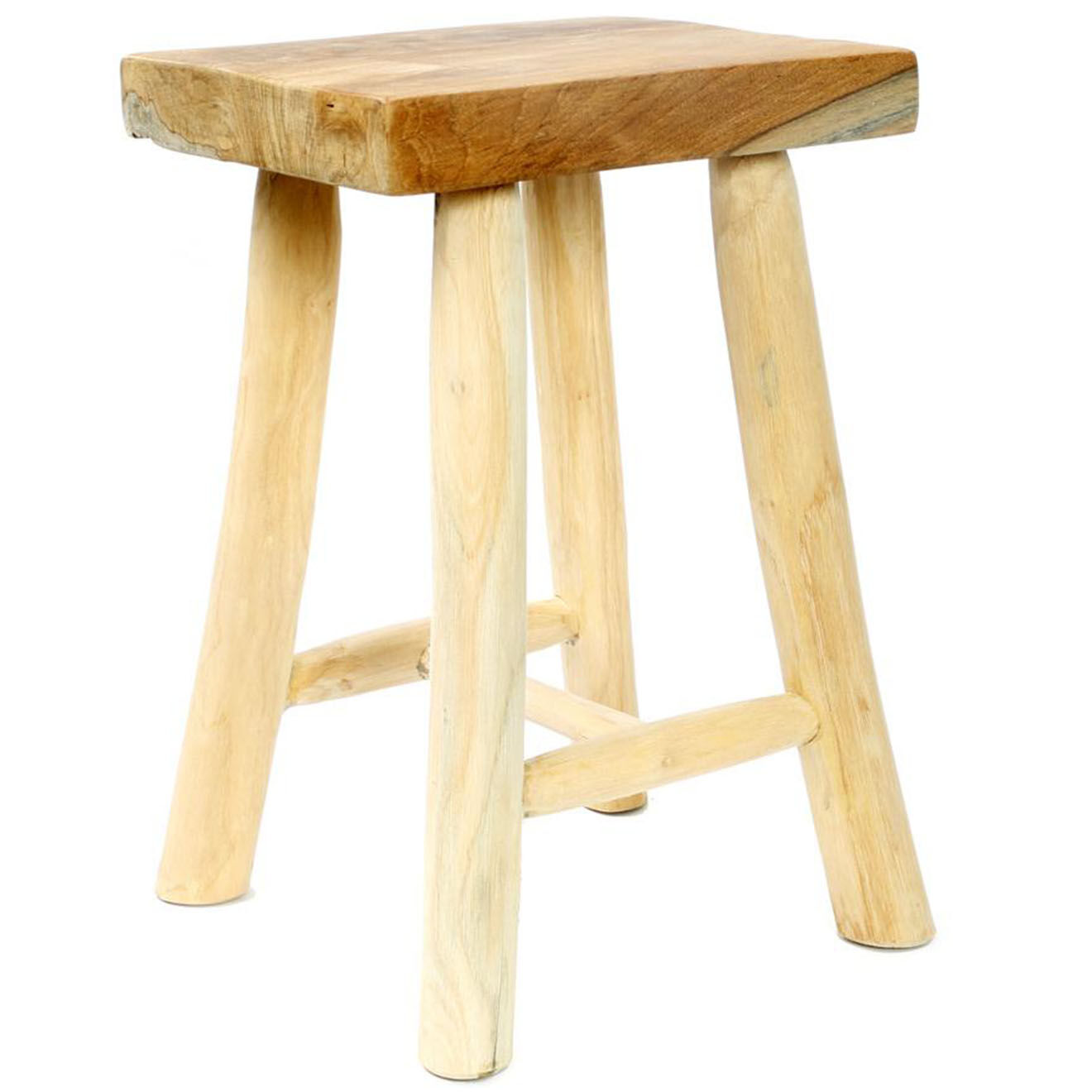 Bazar Bizar Tabouret Kudus beige - 25x30x45 cm