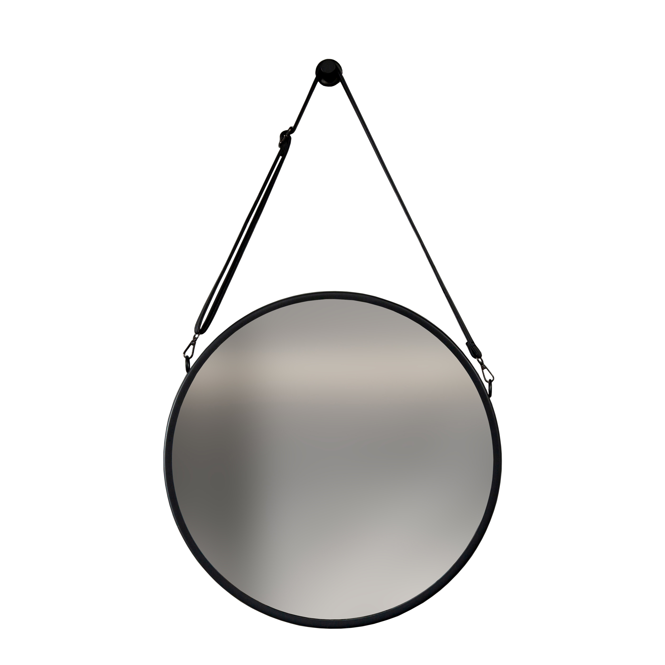 Wandspiegel Vintage schwarz 50 cm