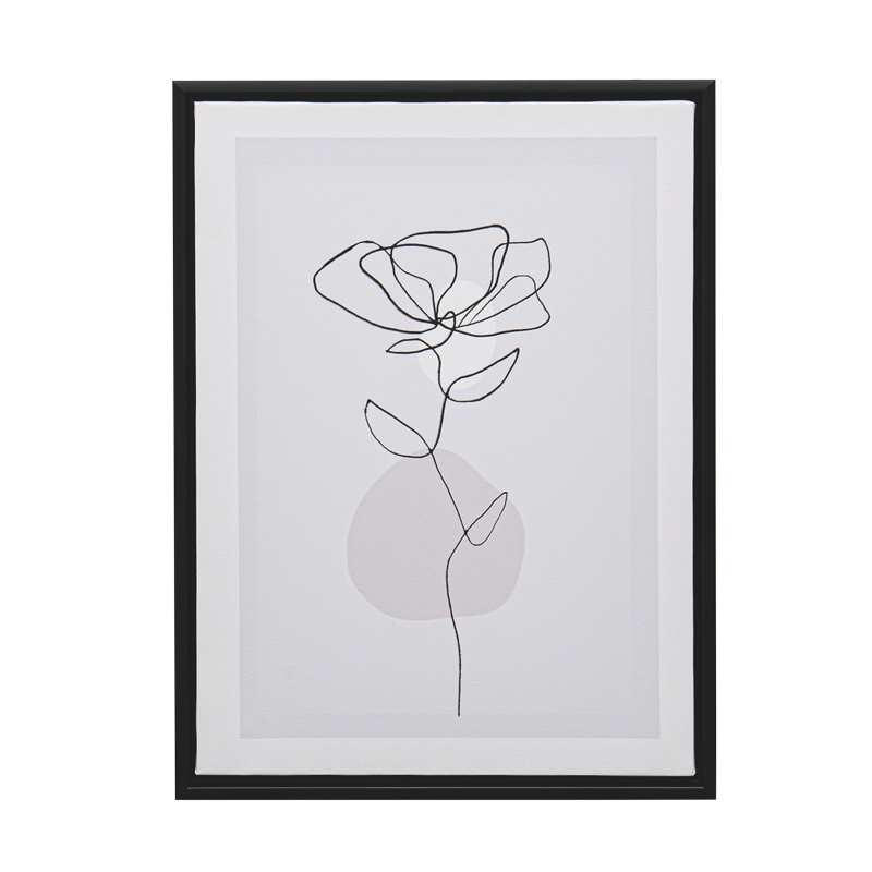 Toile imprimée 'Pavot' 1 fleur