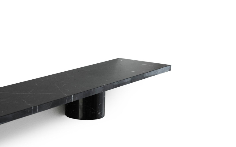 Normann Copenhagen Sten wandplank 120 Black Marble