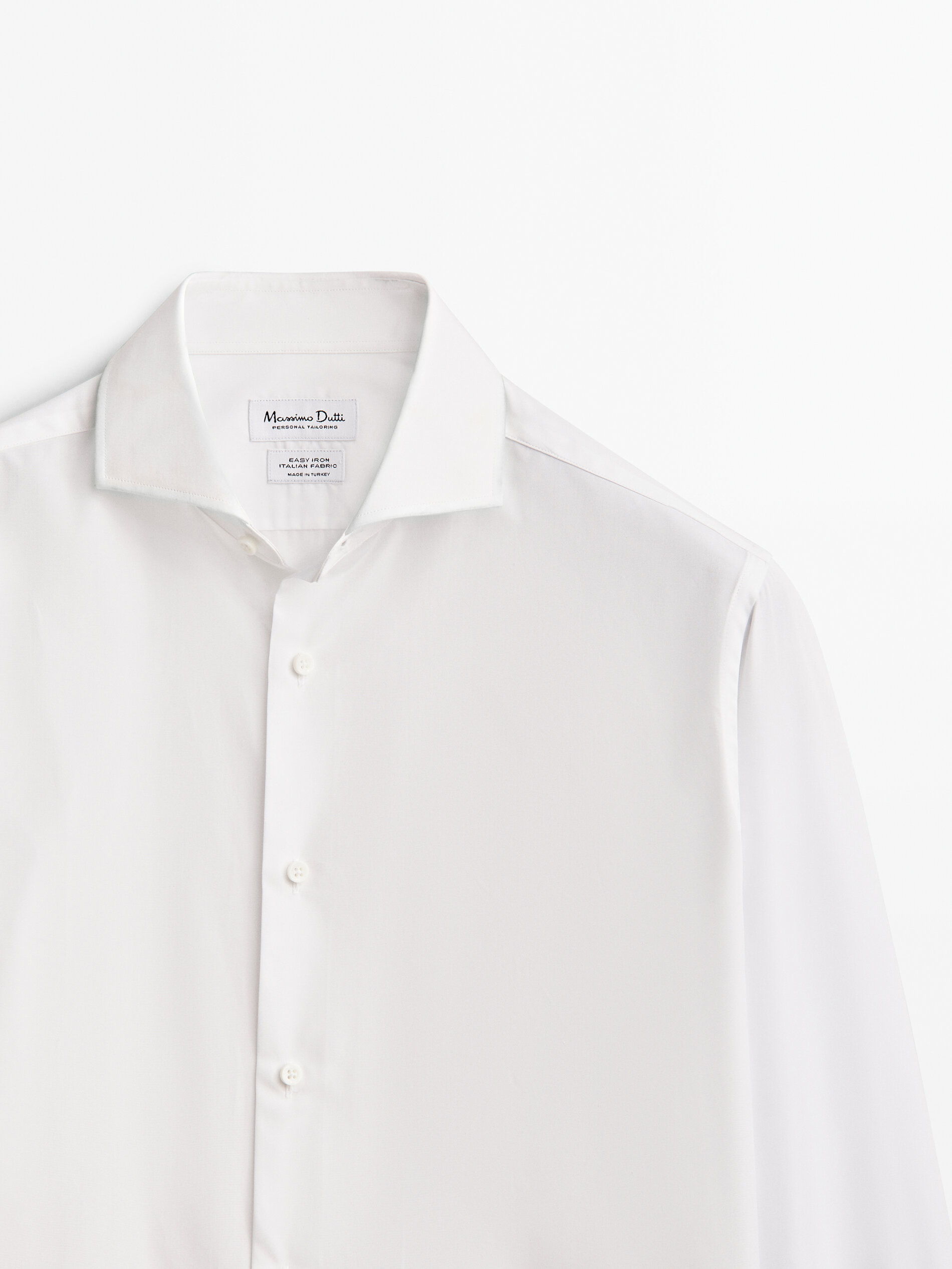 Camisa easy iron slim fit - BLANCO