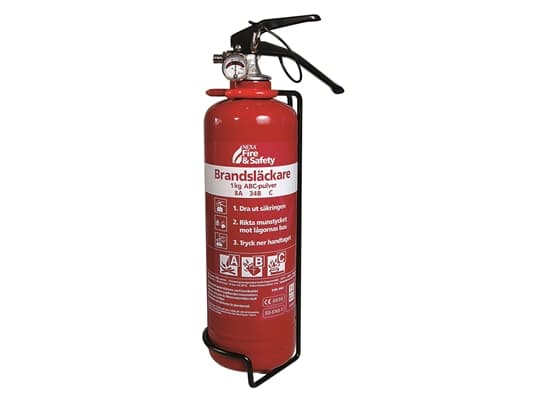 Brannslukningsapparat Rød 1kg 8A
