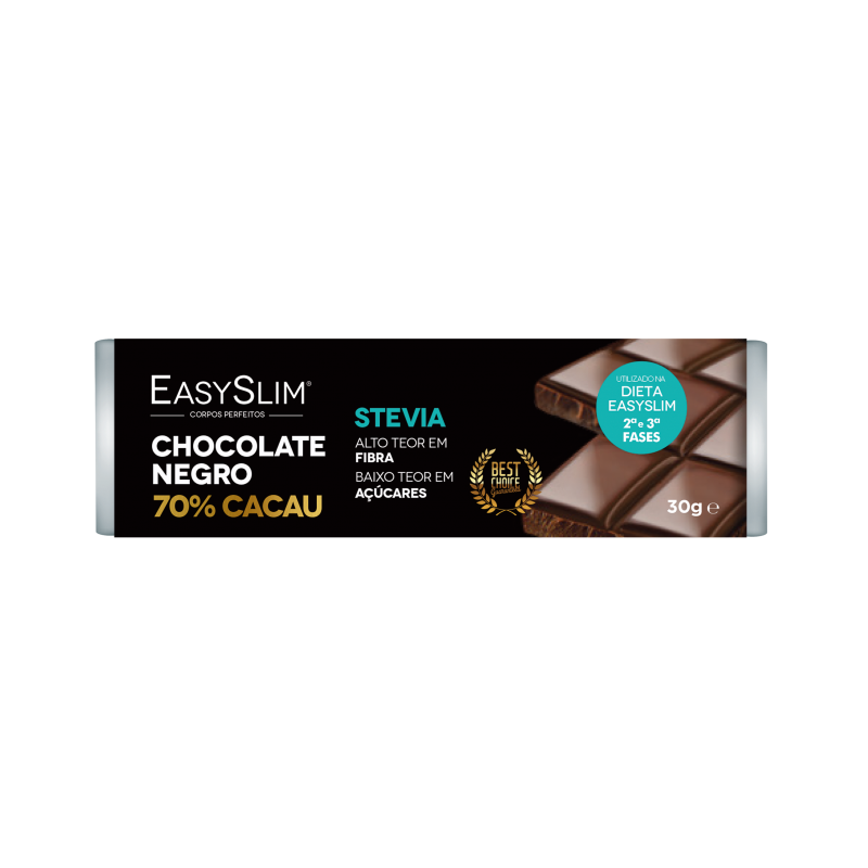 Easyslim Chocolat Negro 70% Cacau 30g