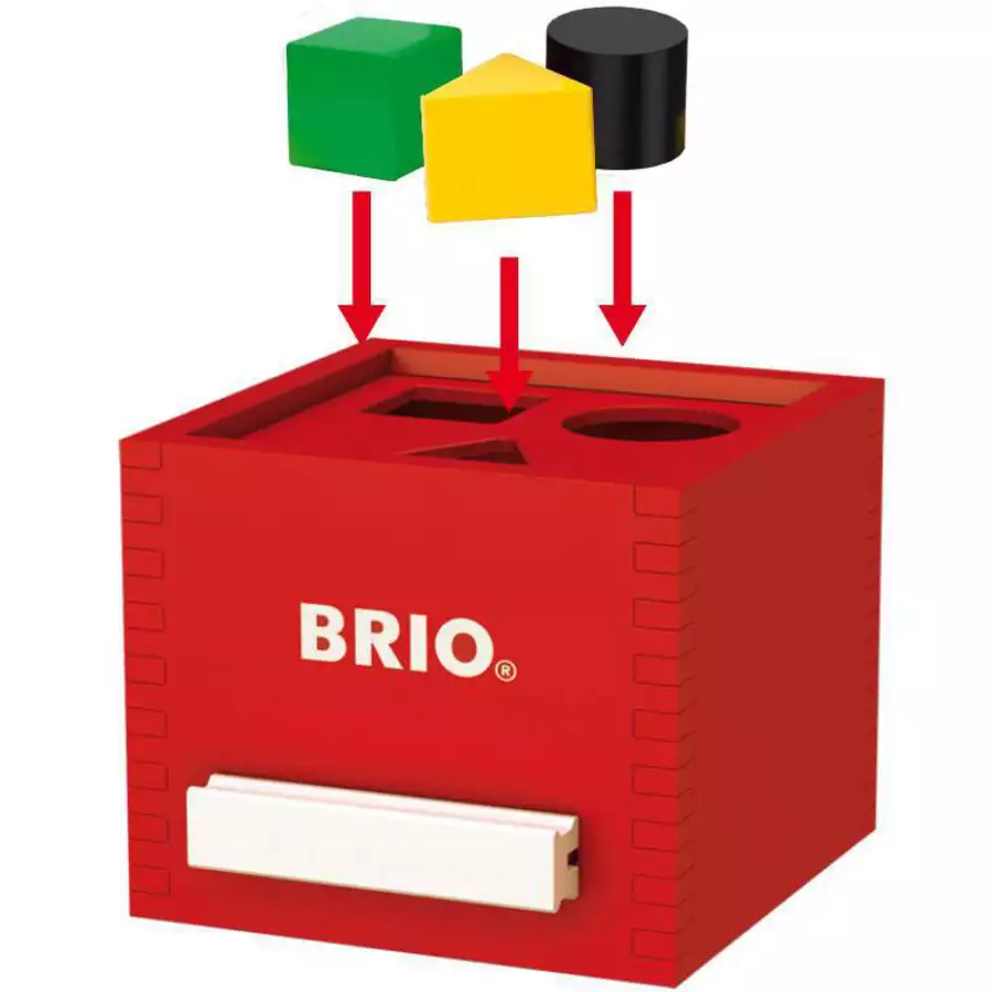 Brio Rote Sortier-Box bunt