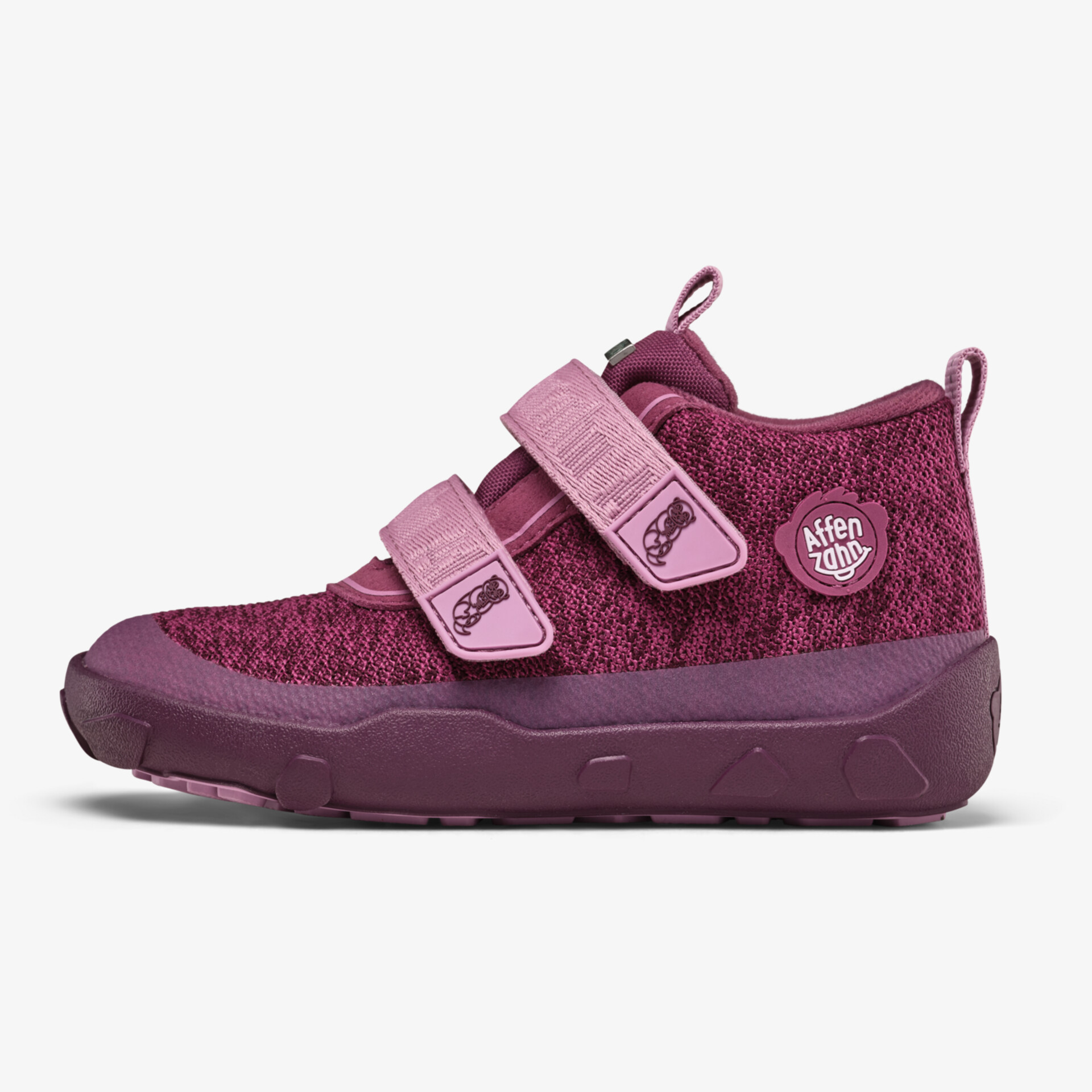 Affenzahn Knit Happy Otter Kinder Barfußschuhe rot