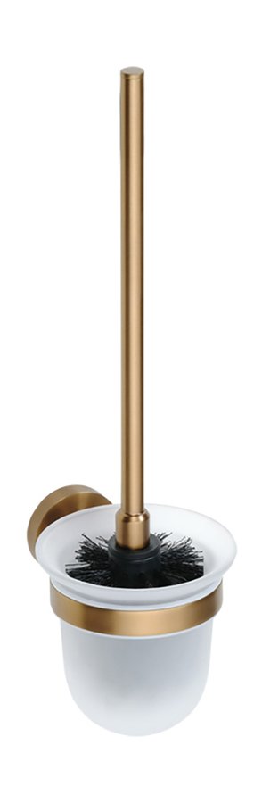 Sapho X-Round hangende toiletborstelhouder koper geborsteld