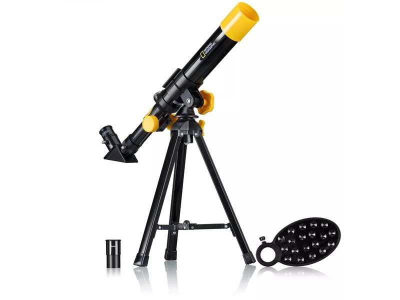 National Geographic Tisch-Teleskop 40/400 Kompaktes, leicht zu bedienendes Kinderteleskop