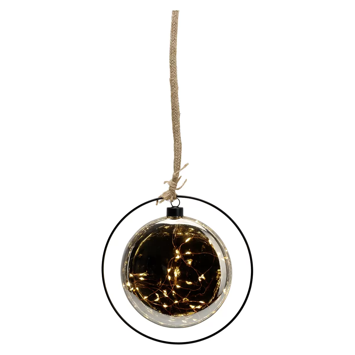 LED-Kugel LED-Ball grau,schwarz