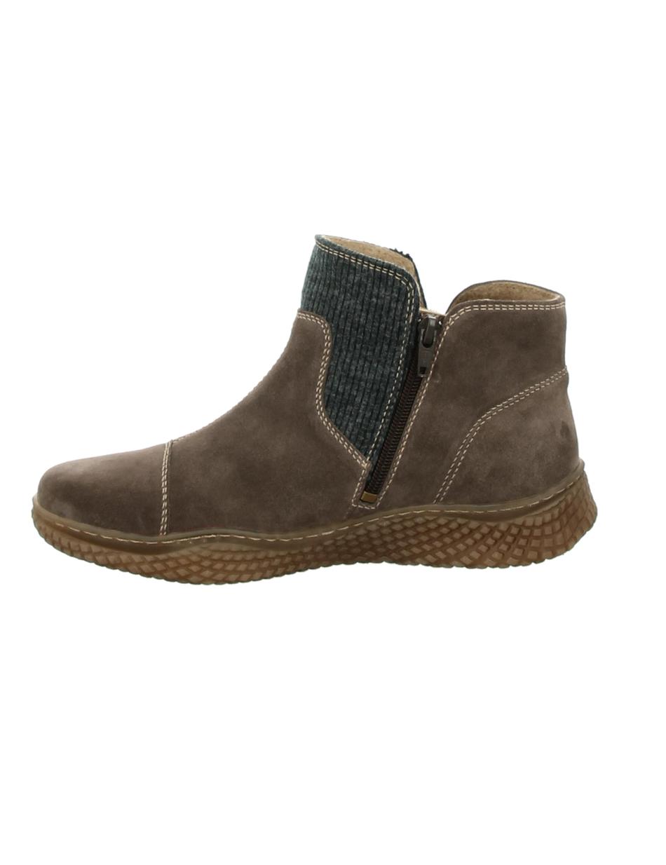 Stiefelette Amelie 08, grau-kombi