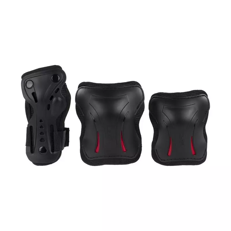 Set de protection SFR ROLLER Triple Pad Set Black