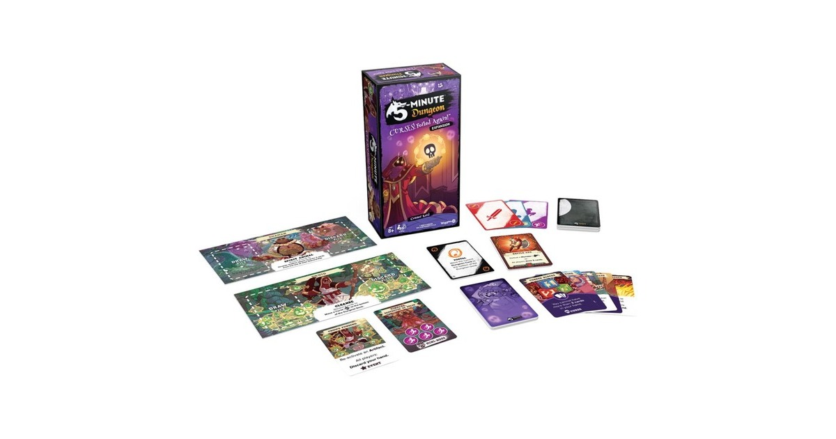 Asmodee5-Minute Dungeon - Curses! Foiled again! expansion Kaartspel  (Engels, 2 - 6 spelers, 5 minuten, Vanaf 8 jaar)
