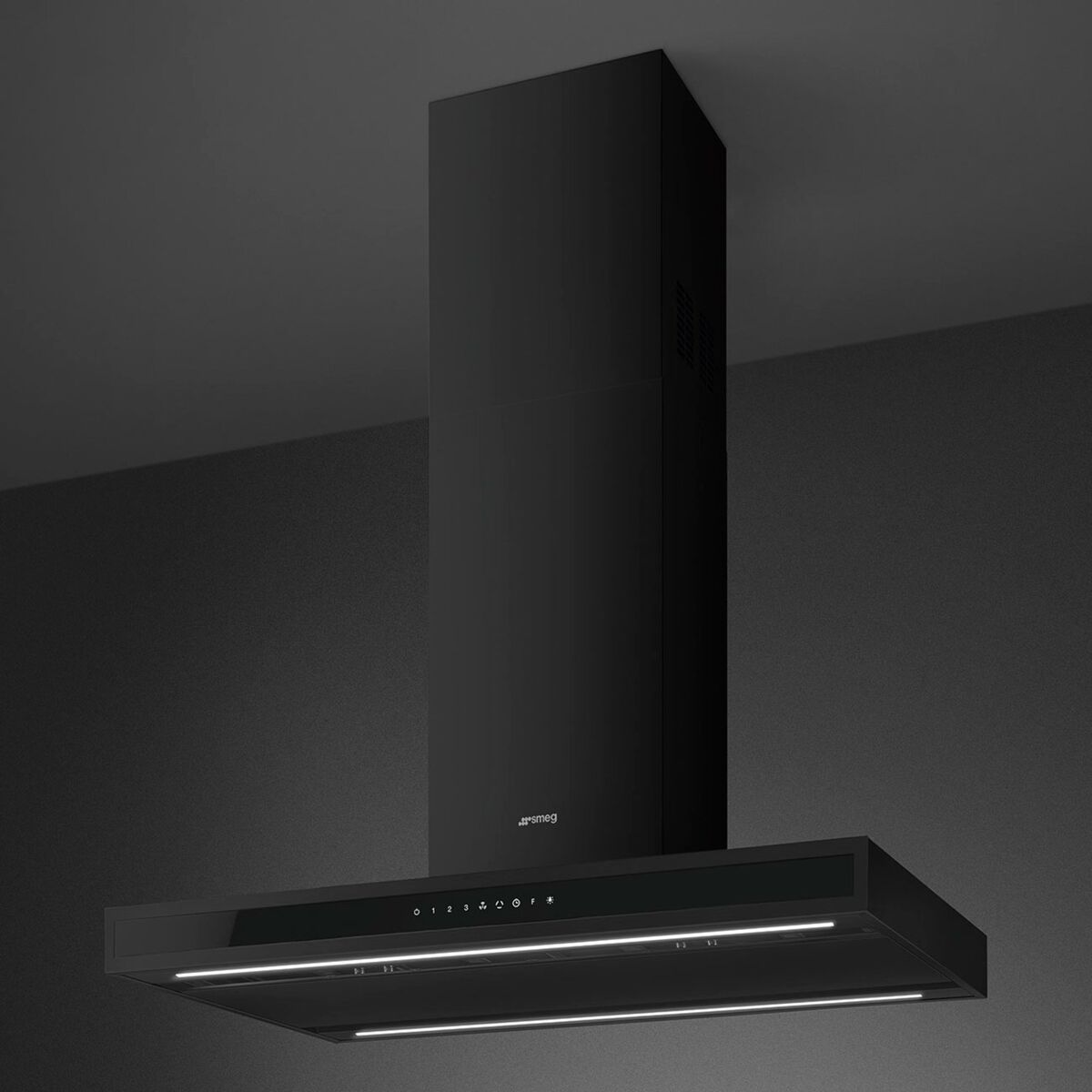 KLTI9L4MB fritthengende ventilator 90 cm, matt svart