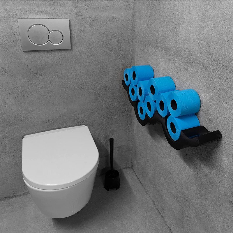 Papier toilette triple épaisseur Renova couleur - 6 rouleaux de 180 feuilles