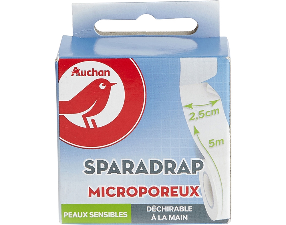 BANDA AUCHAN MICROPOROSAS PELES SENSÍVEIS 5MT