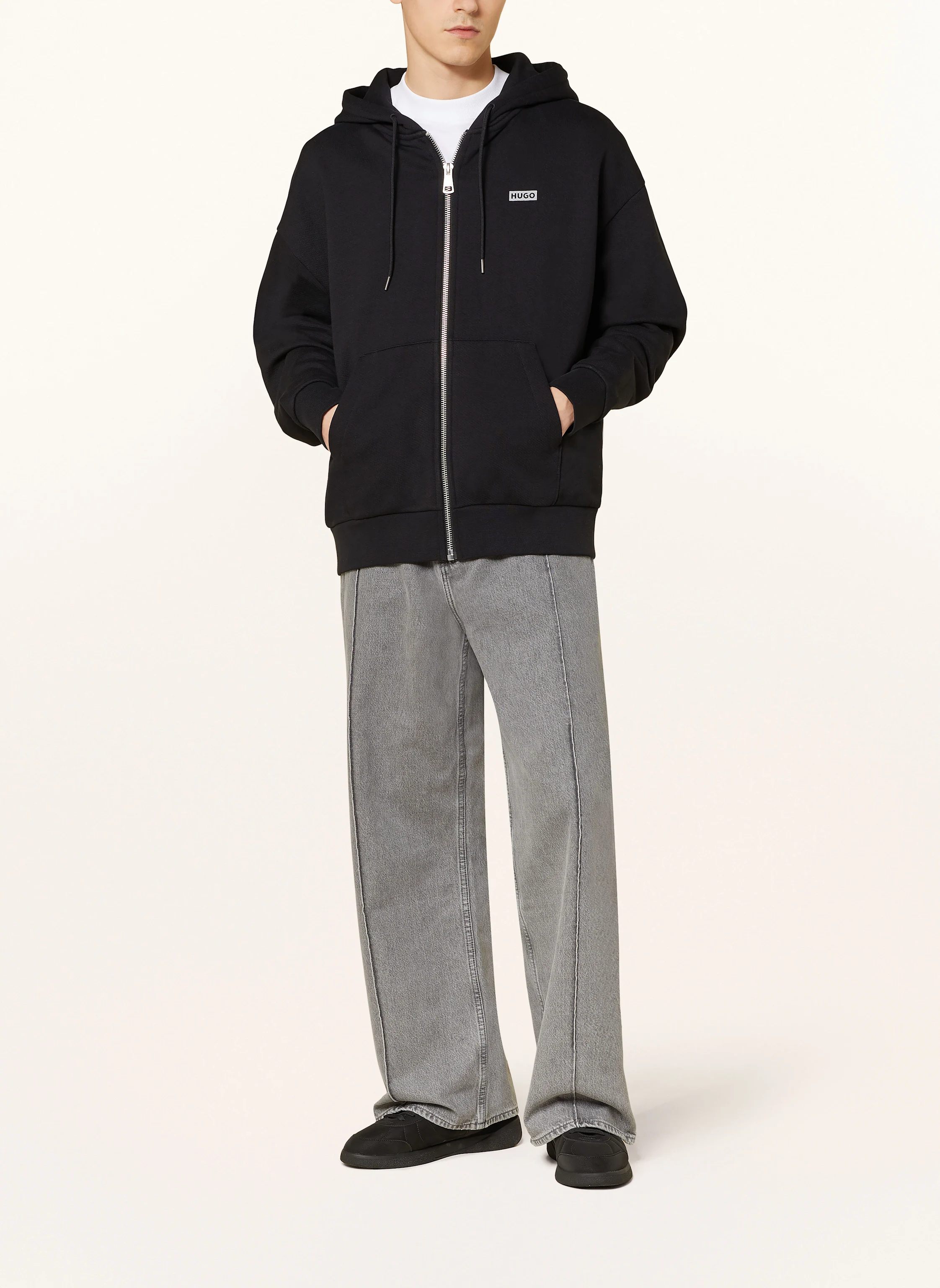 HUGO BLUE Oversized-Sweatjacke NARDIMEZ
