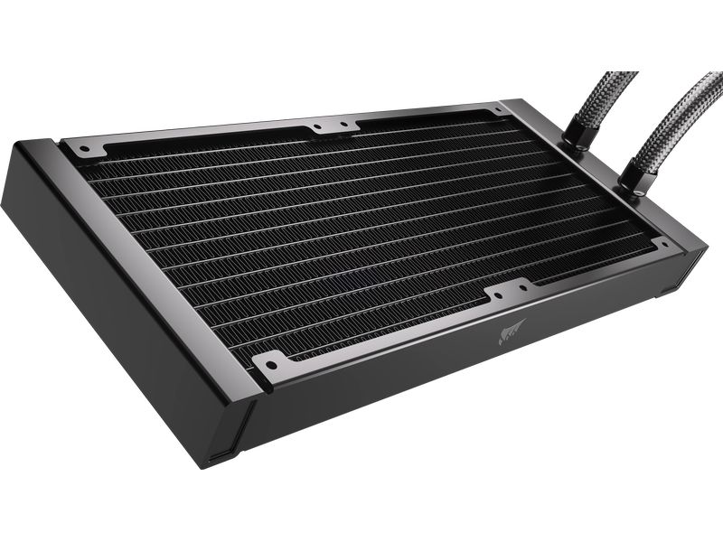 Corsair Wasserkühlung ICUE Link Titan 240 RX RGB Weiss CPU-Flüssigkeitskühler mit RX120 RGB-Lüftern