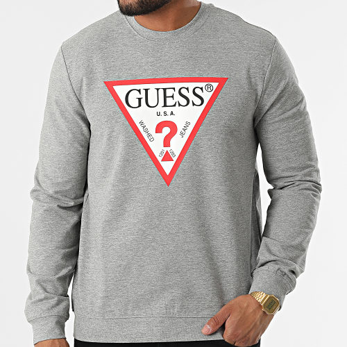 Sweat Crewneck M2YQ37 Gris Chiné