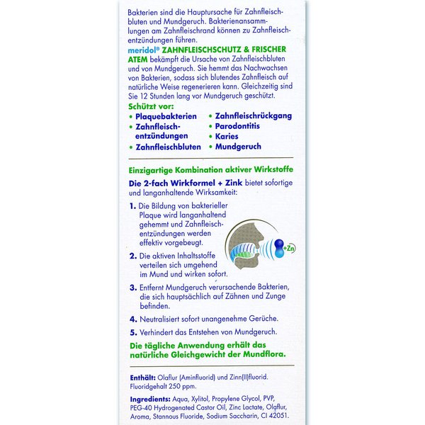 meridol® Zahnfleischschutz & Frischer Atem Mundspülung (400 ml)