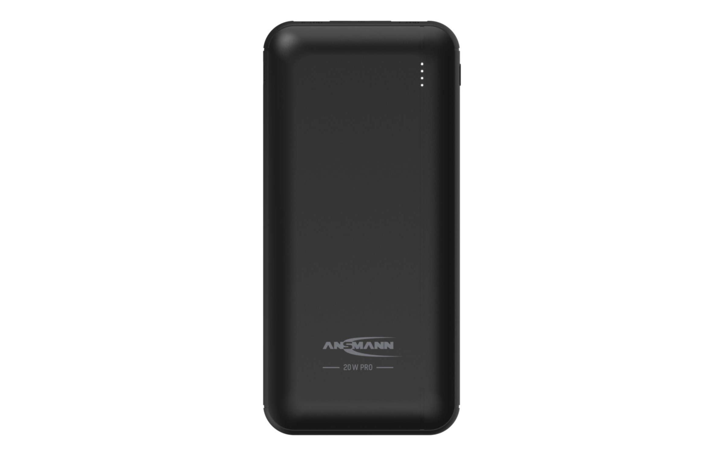 Powerbank PB320PD, 20000 mAhMobiler, schnellladefähiger Zusatzakku mit drei USB-Ladebuchsen