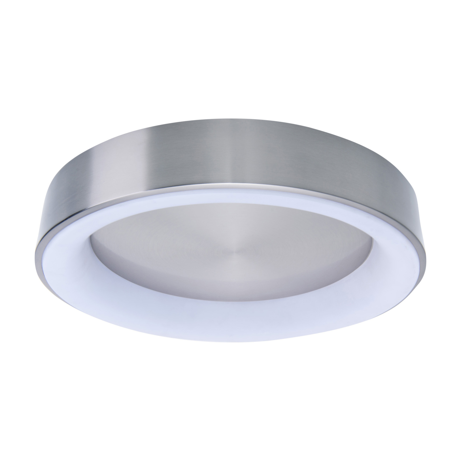 LED-Deckenleuchte MULTO - nickel matt - 46,5 cm - mit Regenbogenspektrum
